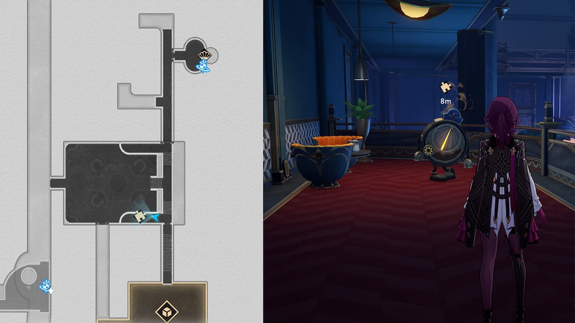 Location of Puzzle 12 in Star Rail (Image via HoYoverse)