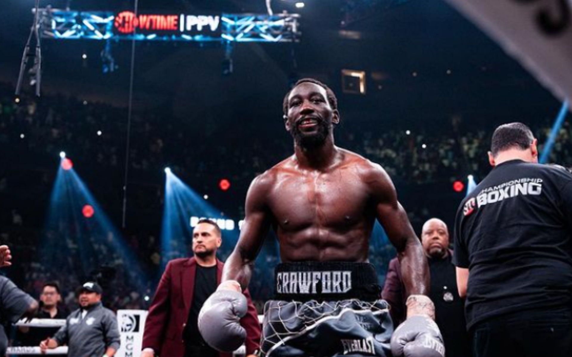 Terence Crawford is expected to face Canelo Alvarez in September. [Image via @Tbudcrawford on Instagram]