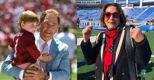 Nick Saban and wife Miss Terry caught in an adorable moment during former Alabama HC’s press conference: “Waiting to do a family picture”