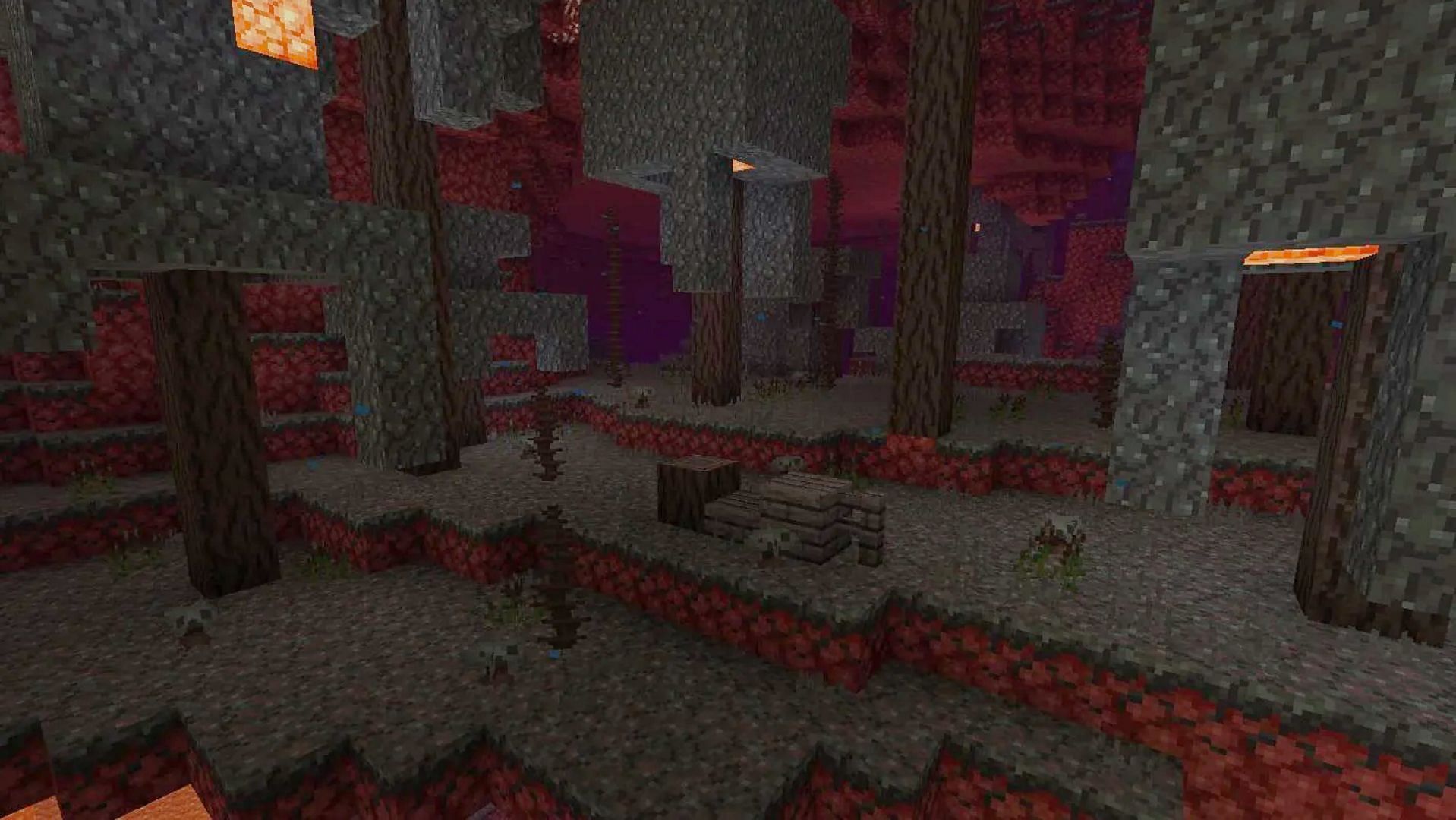 Minecraft Redditor showcases new kind of wood set and biome for Nether (Image via Reddit/u/Billiman_mcjonnsonX)