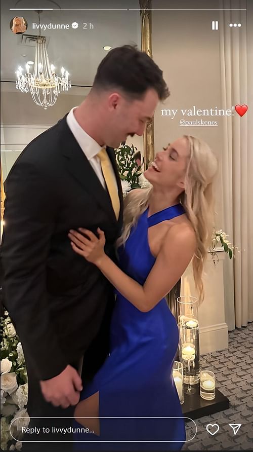 Olivia Dunne's Valentine's Day IG Story