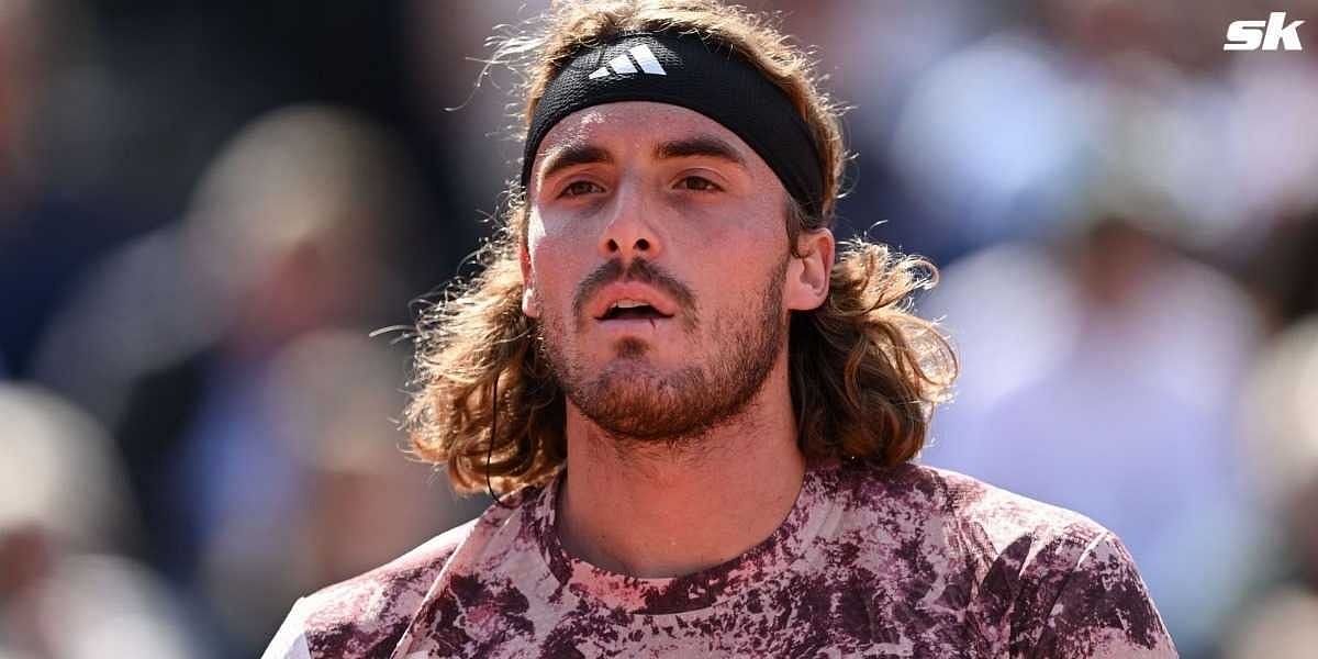 Stefanos Tsitsipas is one of the few top players with a one-handed backhand