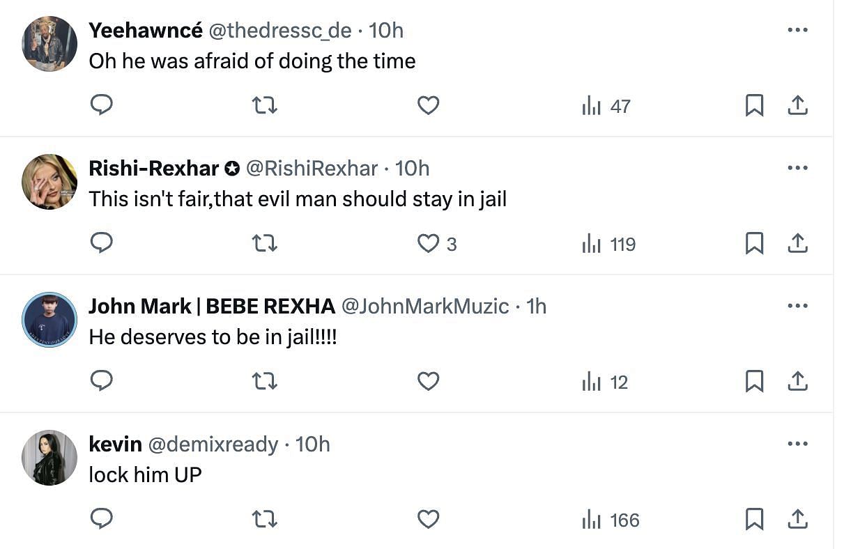 The news of Bebe Rexha&#039;s attacker&#039;s charges likely to be dismissed leaves netizens appalled: Reactions explored. (Image via @popcrave/ X)