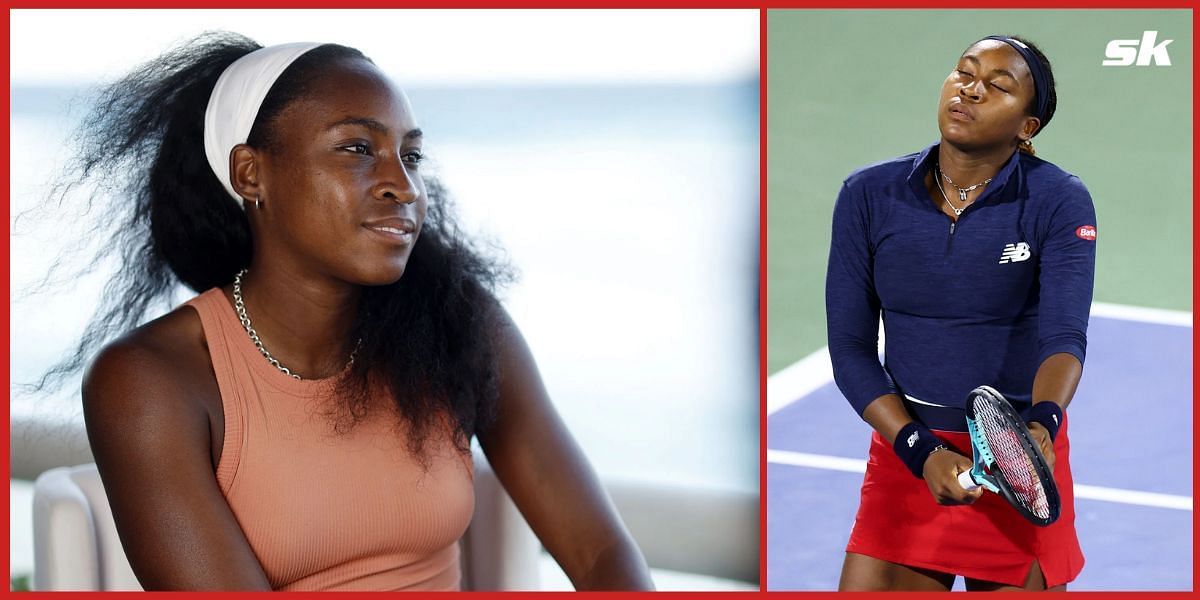 Coco Gauff exited the Dubai Tennis Championships in the quarterifnals.