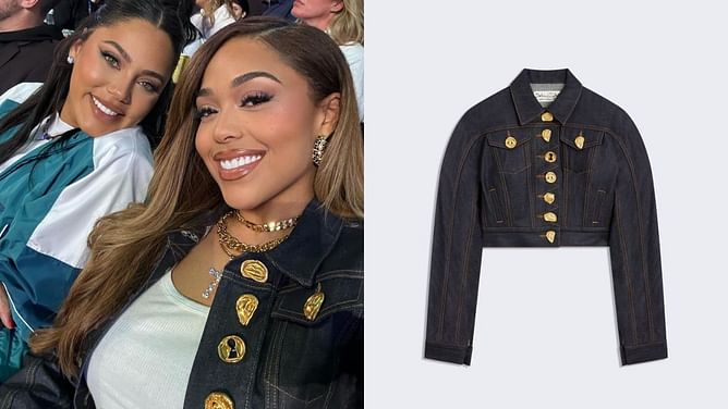 Steph Curry’s wife Ayesha Curry reacts to Karl-Anthony Towns’ girlfriend Jordyn Woods dazzle in $4226 jacket