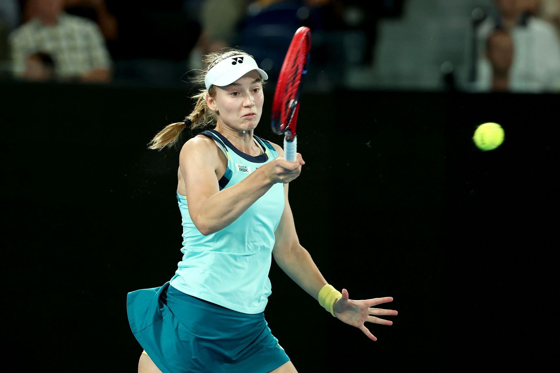 Elena Rybakina in action at the Australian Open