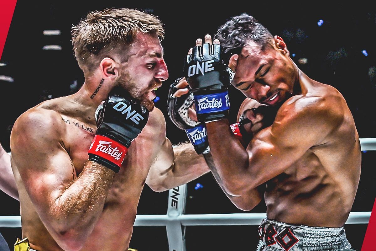 Jonathan Haggerty and Felipe Lobo - Photo by ONE Championship