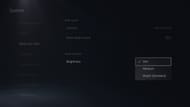 Power-led brightness customization settings (Image via Sony)