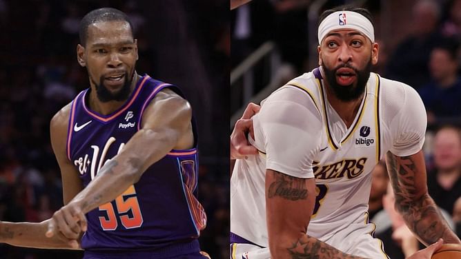 'Help me": Kevin Durant reveals Anthony Davis' plead for backup amid guarding Suns' duo