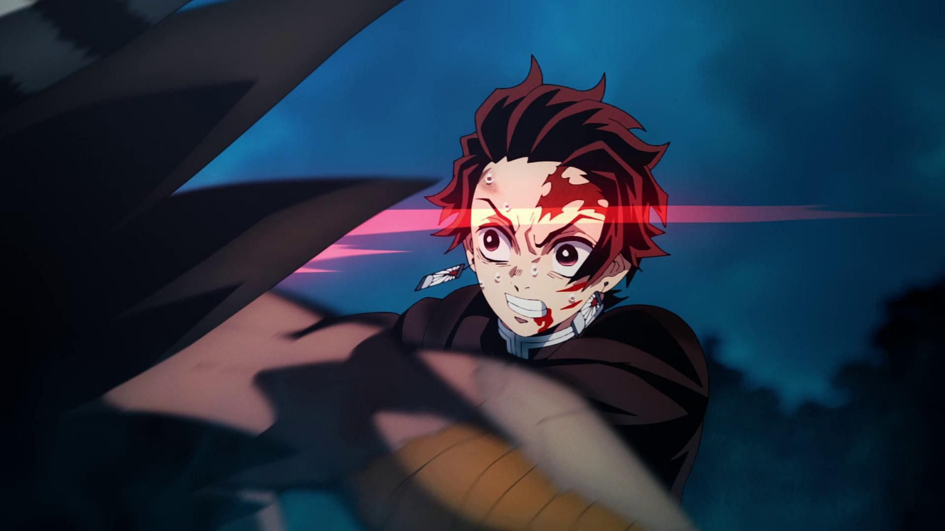 Tanjiro as seen in the anime series (Image via Ufotable)