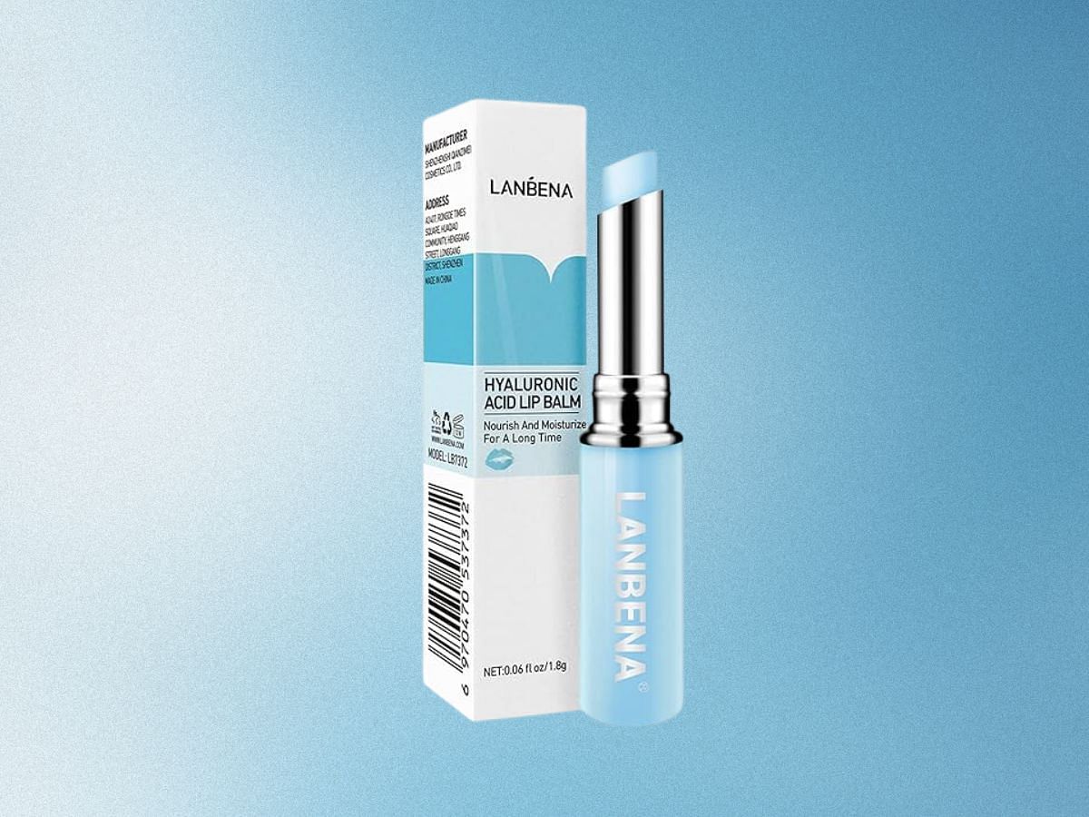 Lanbena hyaluronic acid lip balm (Image via Amazon)