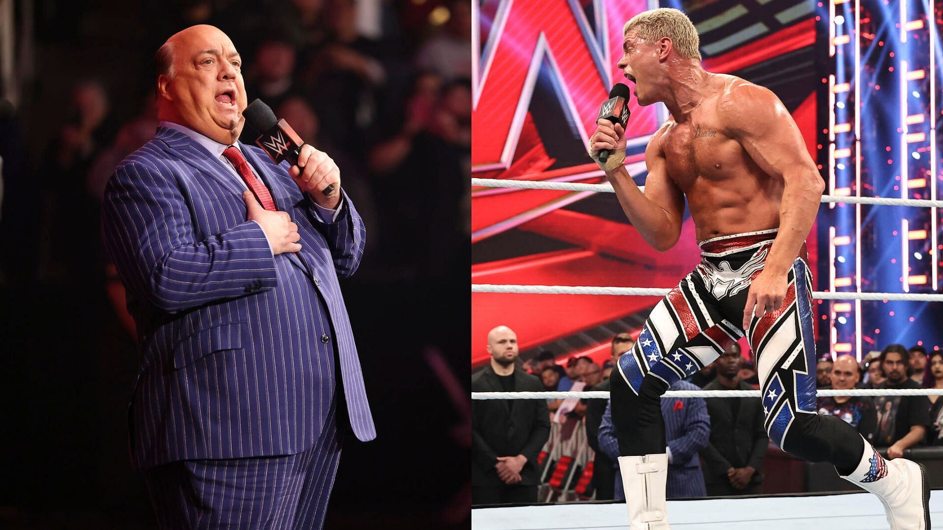 Paul Heyman and Cody Rhodes came face-to-face on RAW