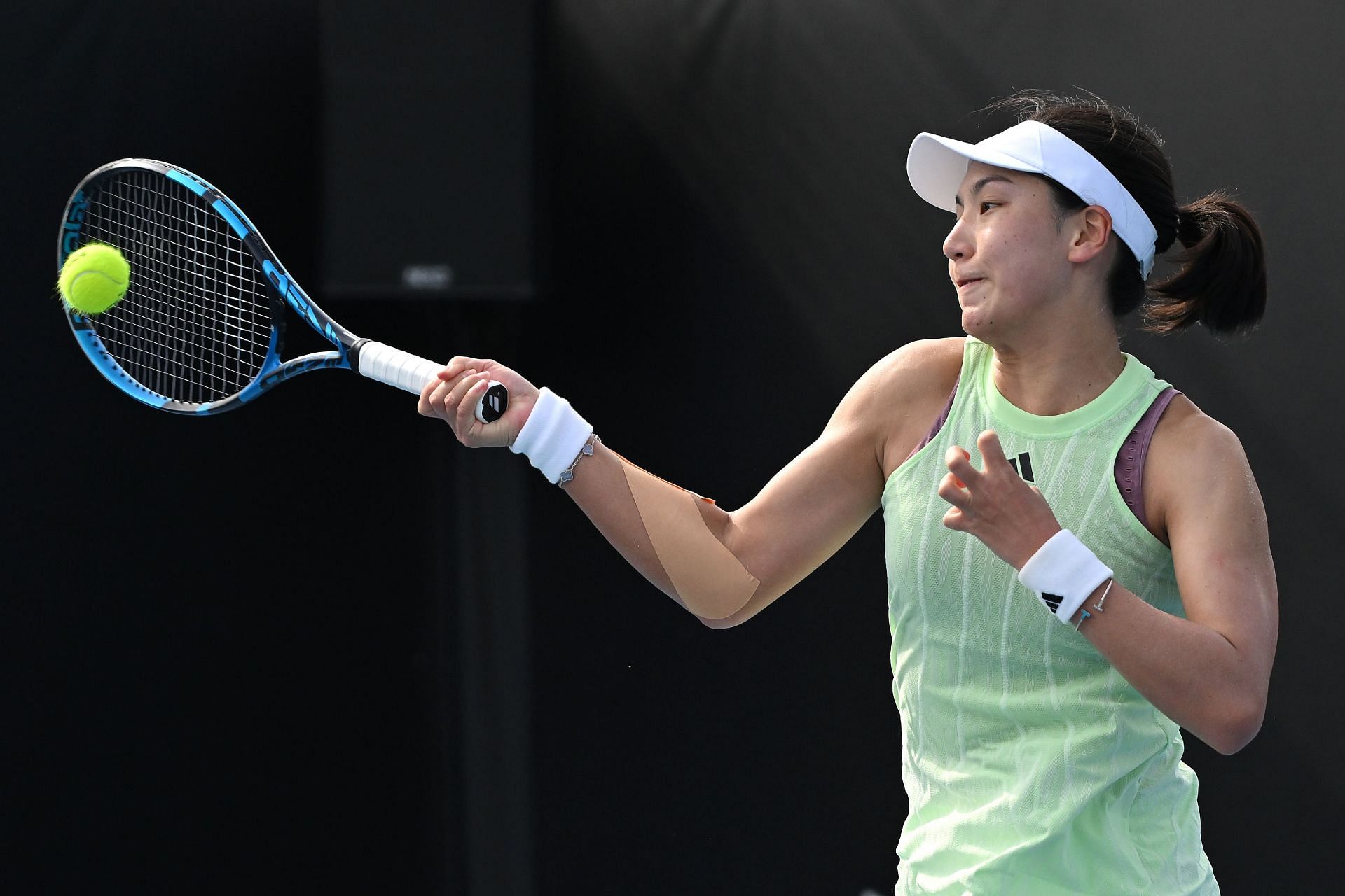 Wang Xinyu at the 2024 Australian Open - Day 1