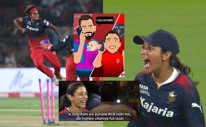 "Iss saal hum wo purani RCB nahi hai, ab humko chahiye full izzat"- Top 10 funny memes as RCB edge out UP Warriorz in a cliffhanger in WPL 2024