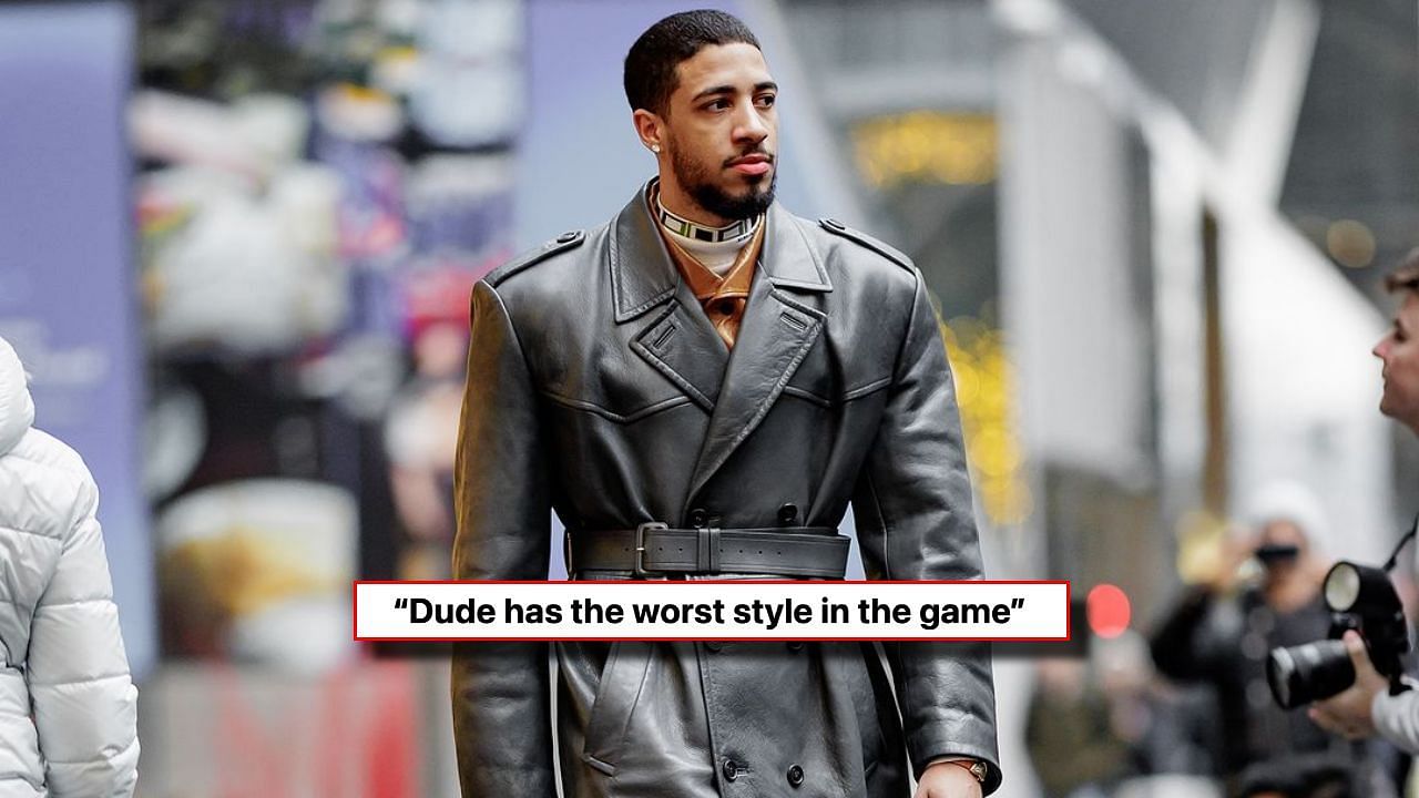 Tyrese Haliburton&rsquo;s outfit pic for the Madison Square Garden appearance drew major attention from the NBA fans (Image via Instagram @thehapablonde)