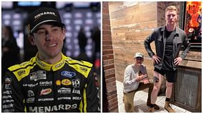 Ryan Blaney talks about Josef Newgarden’s leg tattoo of his face after his Cup Series triumph last season - “That was like the coolest thing”