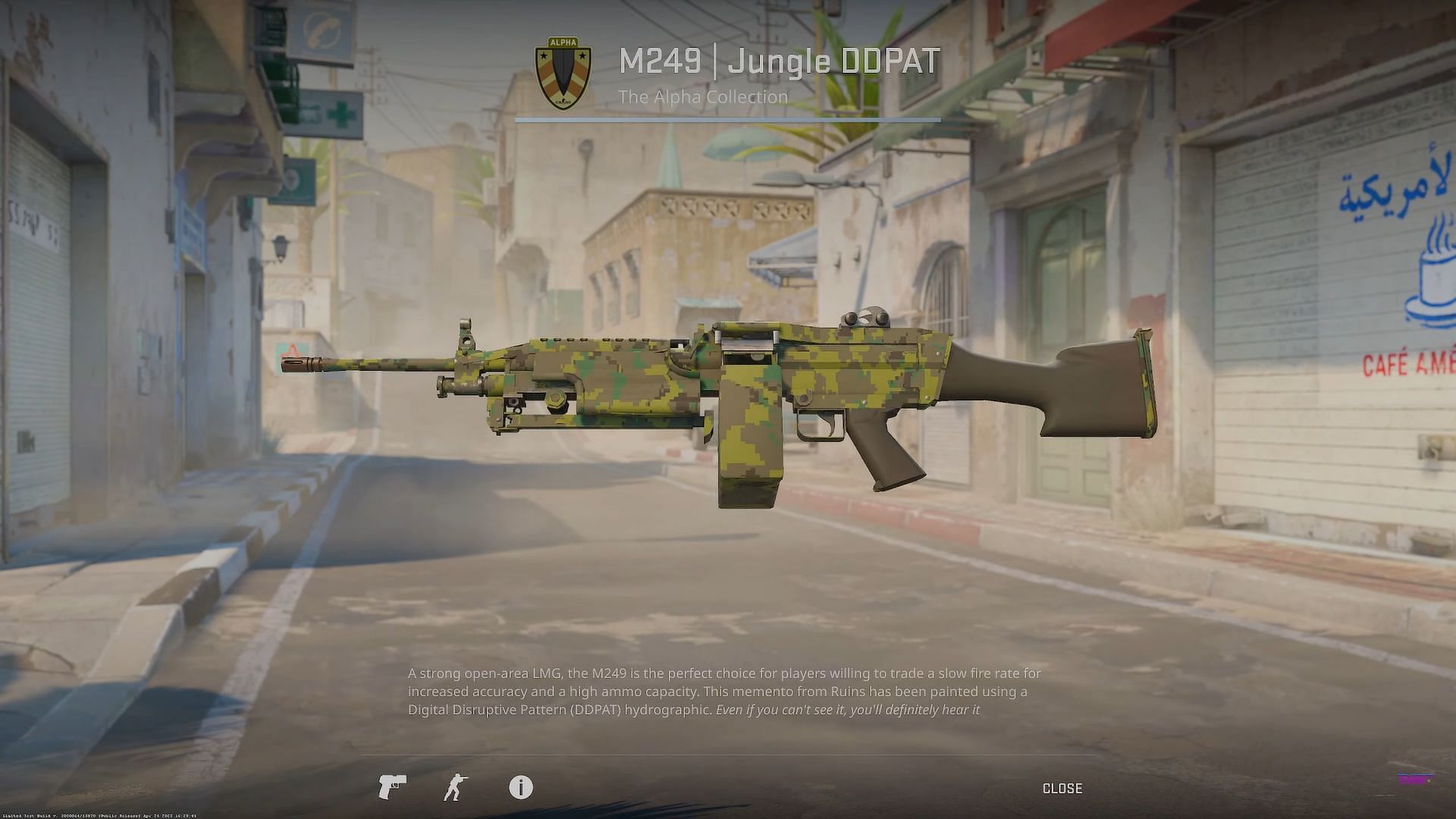 M249 Jungle DDPAT (Image via Valve || YouTube/covernant)