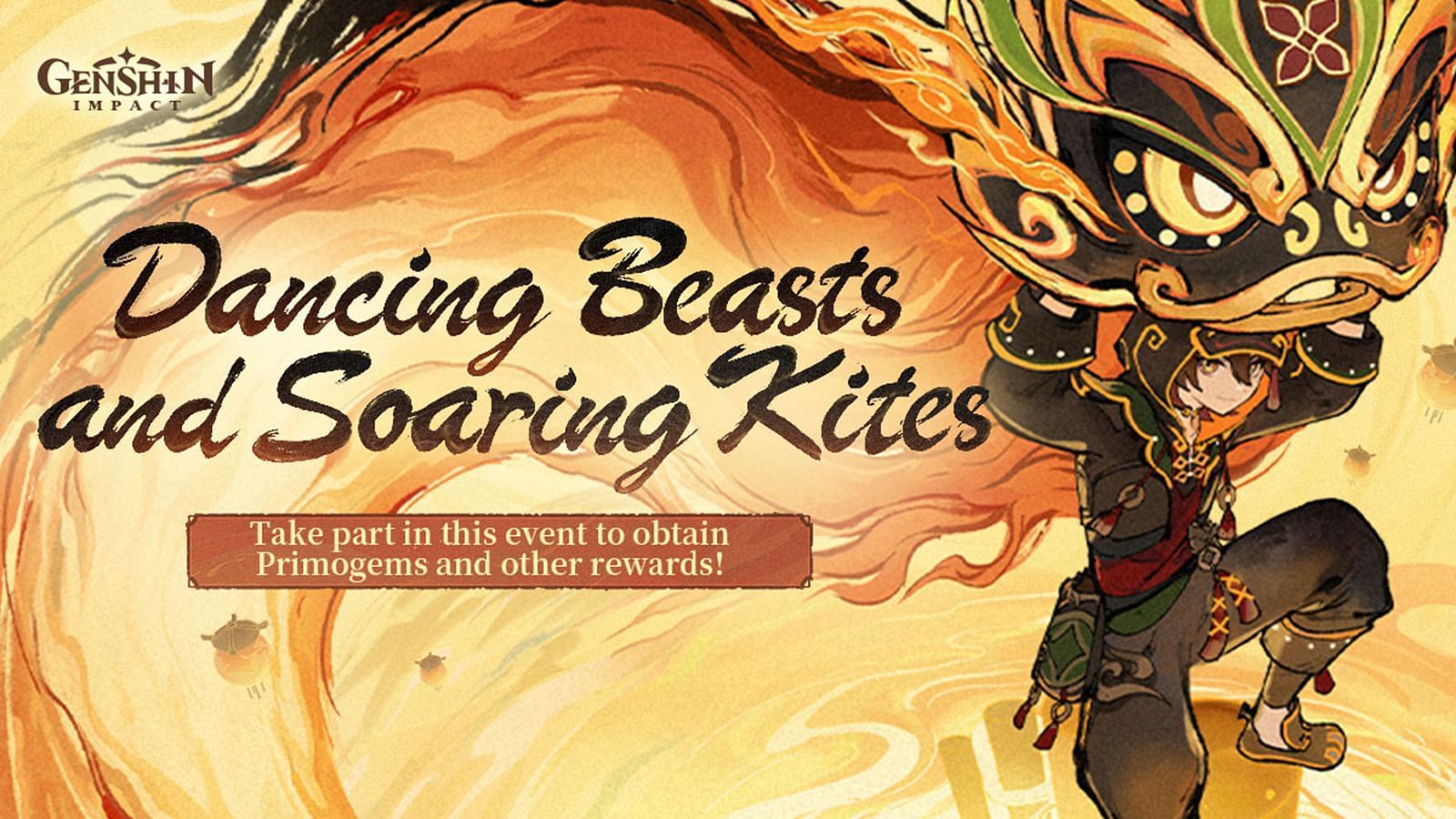 Dancing Beasts and Soaring Kites Web Event guide (Image via HoYoverse)
