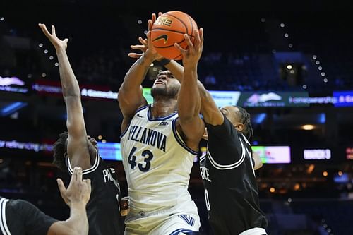 Villanova forward Eric Dixon has work to do to help the Wildcats reach the NCAA Tournament.