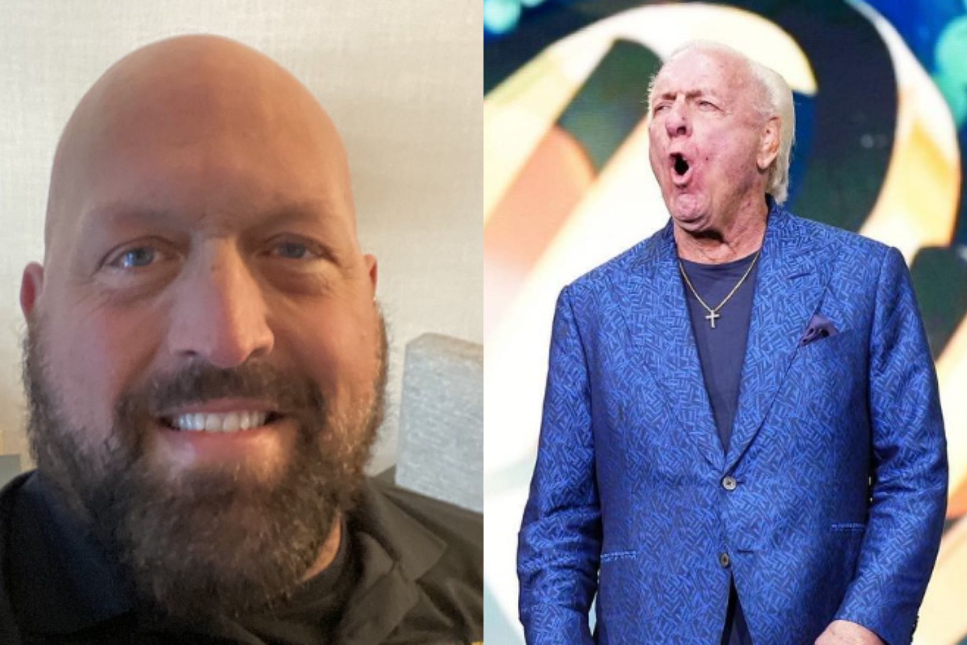 Some of the AEW Wrestlers who have feuded with The Great  One [Image Credits: Ric Flair Instagram and Paul Wight Instagram