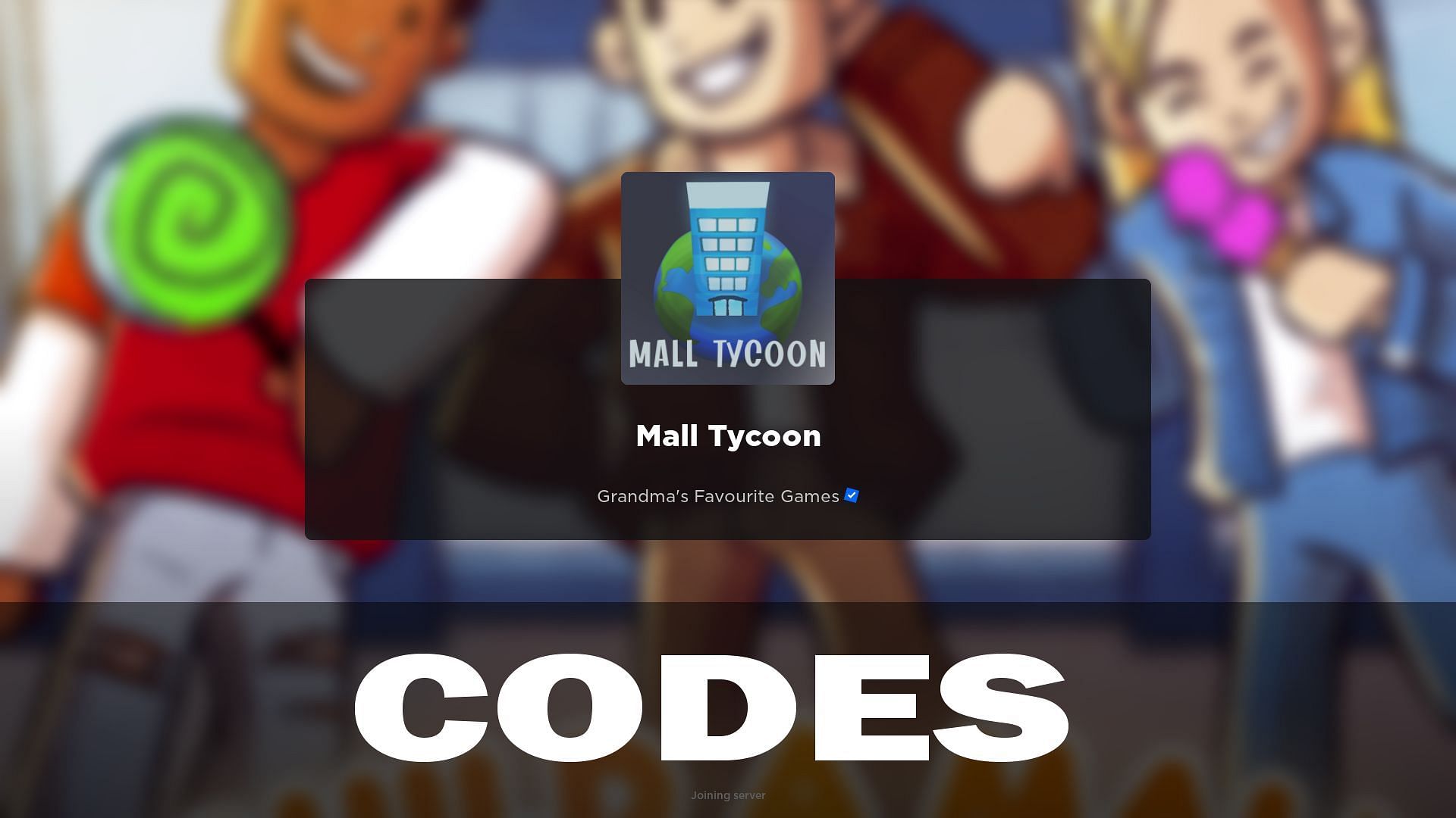 Mall Tycoon codes