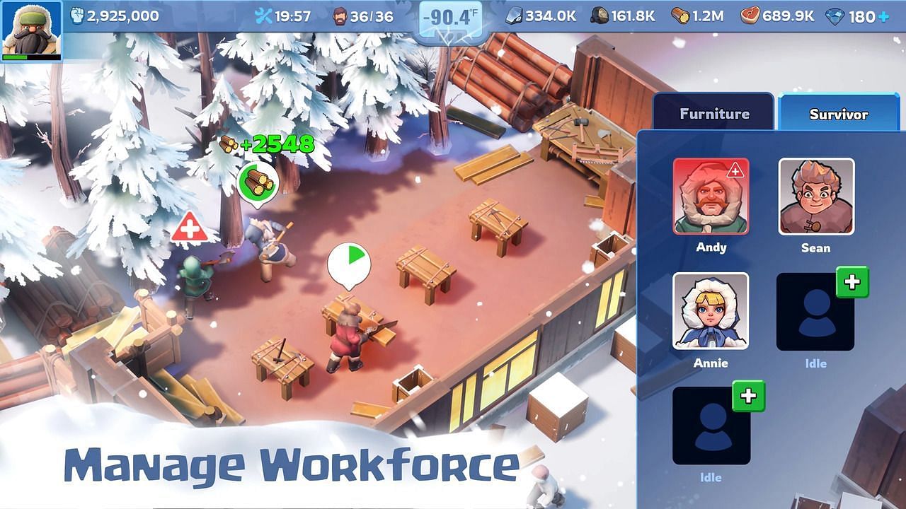 Manage Workforce option (Image via Century Games)