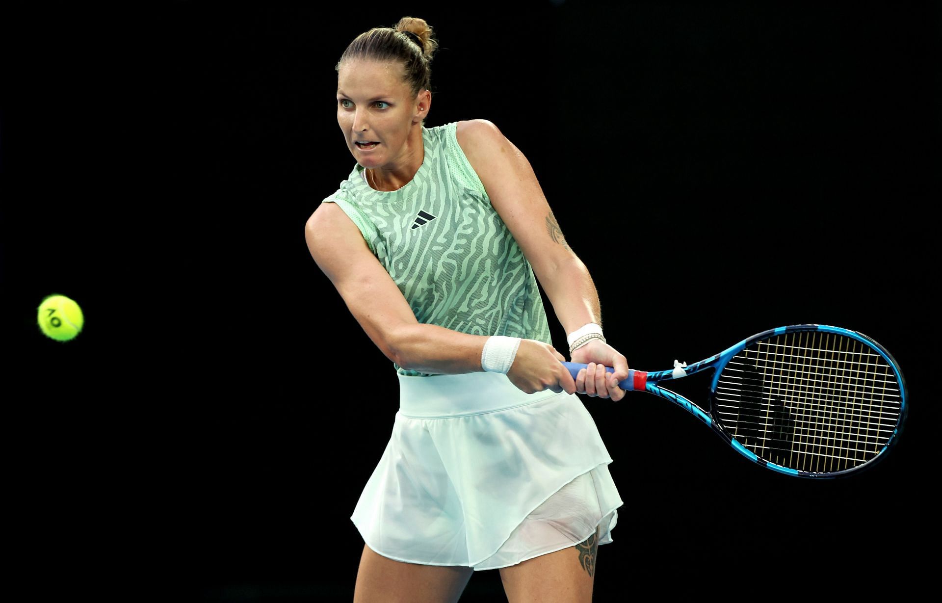 Karolina Pliskova at the 2024 Australian Open