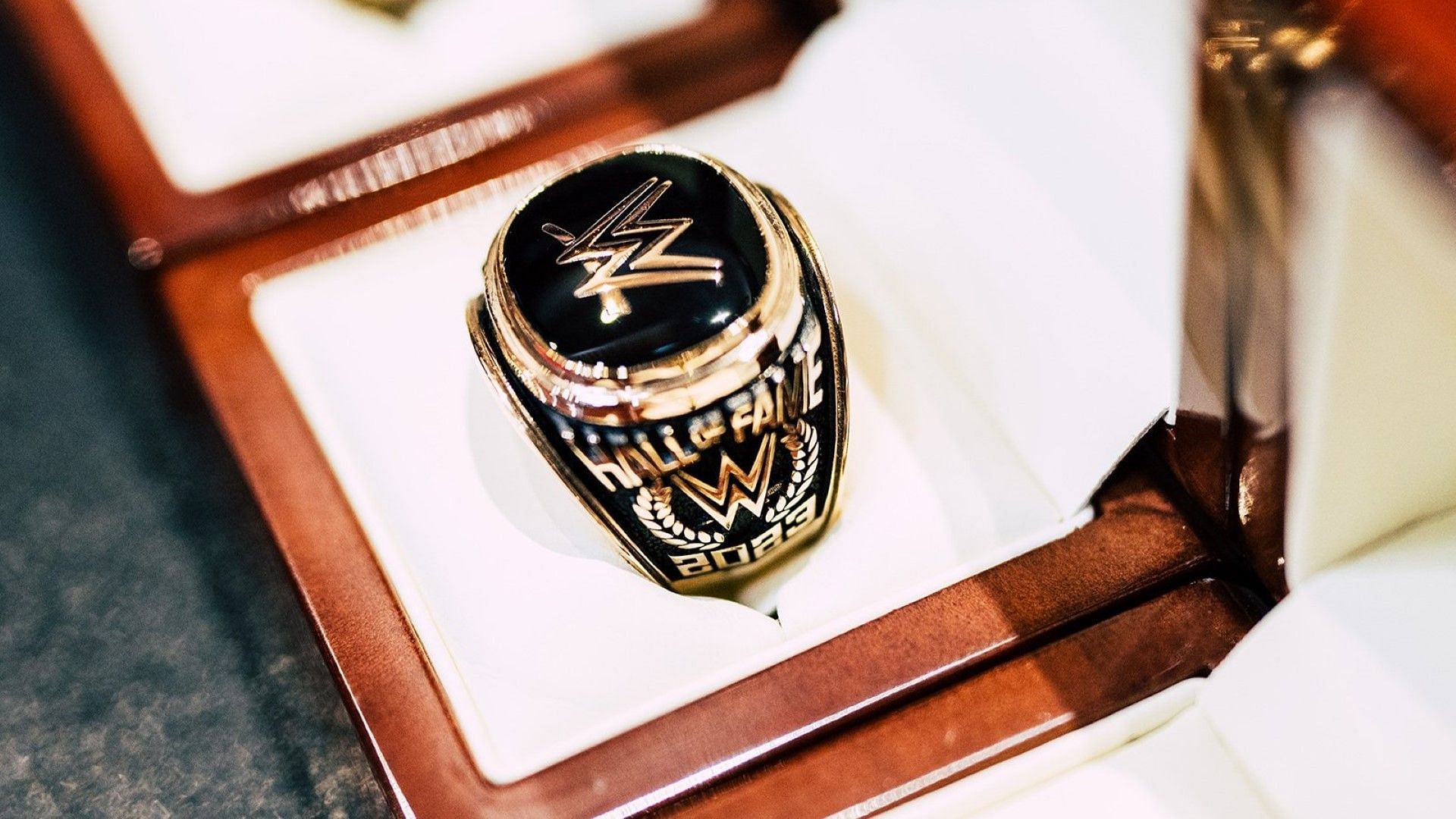 The official ring for the WWE Hall of Fame inductees