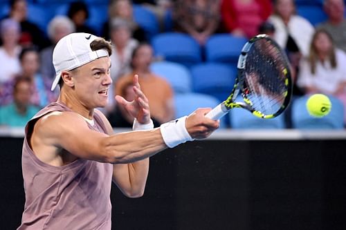 Holger Rune at the 2024 Australian Open - Getty Images