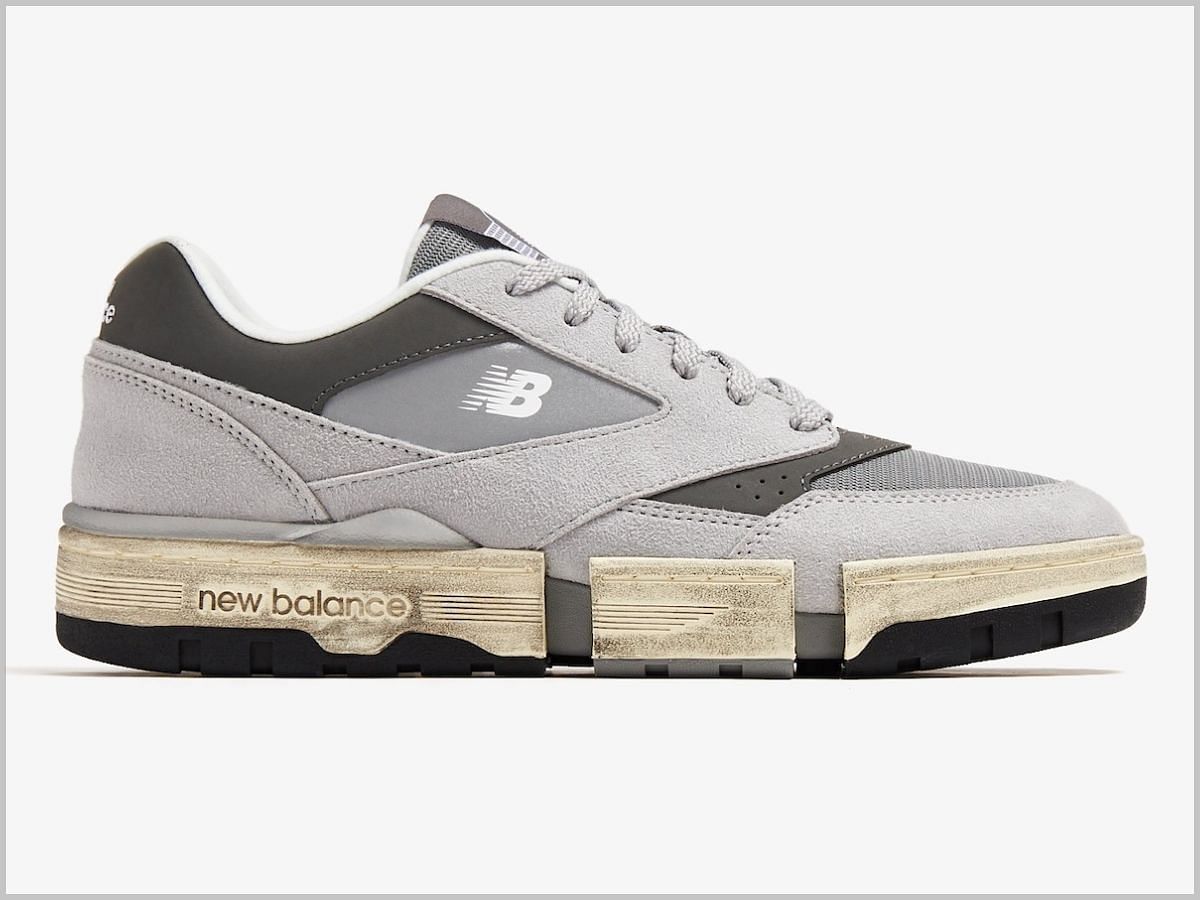 MSFTSrep x New Balance 0.01 &ldquo;Grey&rdquo; sneakers (Image via Twitter/@lsdls)