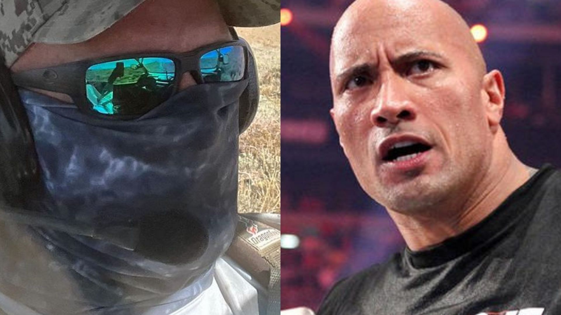 WWE Hall of Famer Stone Cold Steve Austin (left) and The Rock (right)