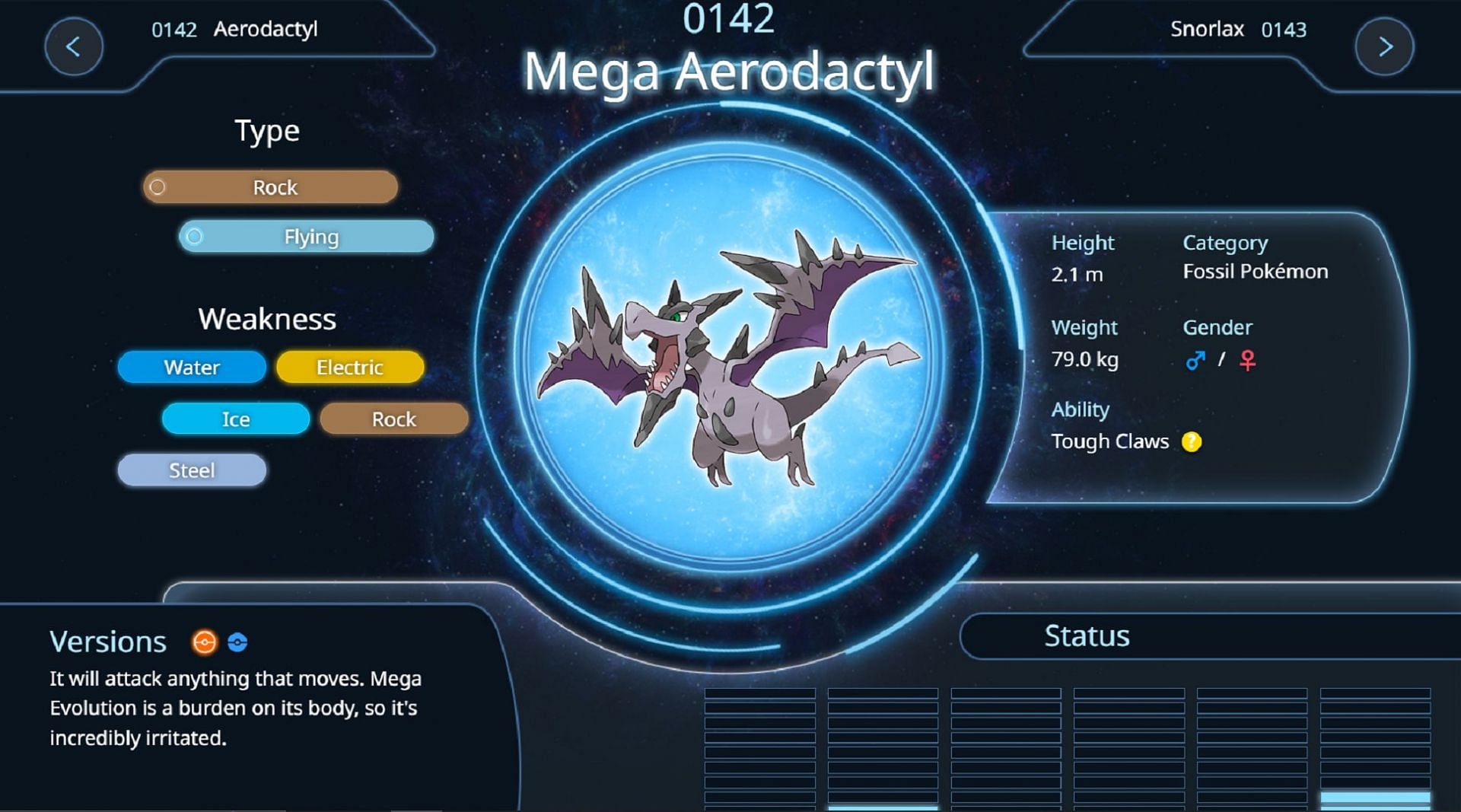 Mega Aerodactyl is both quick and dangerous (Image via The Pokemon Company)
