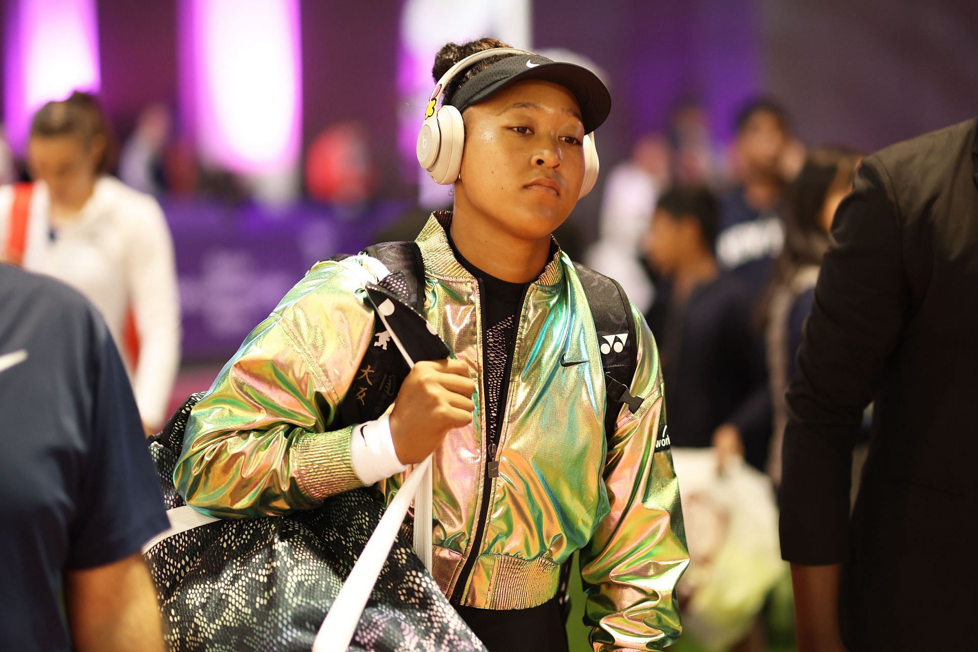 Osaka pictured at the 2024 Qatar Open