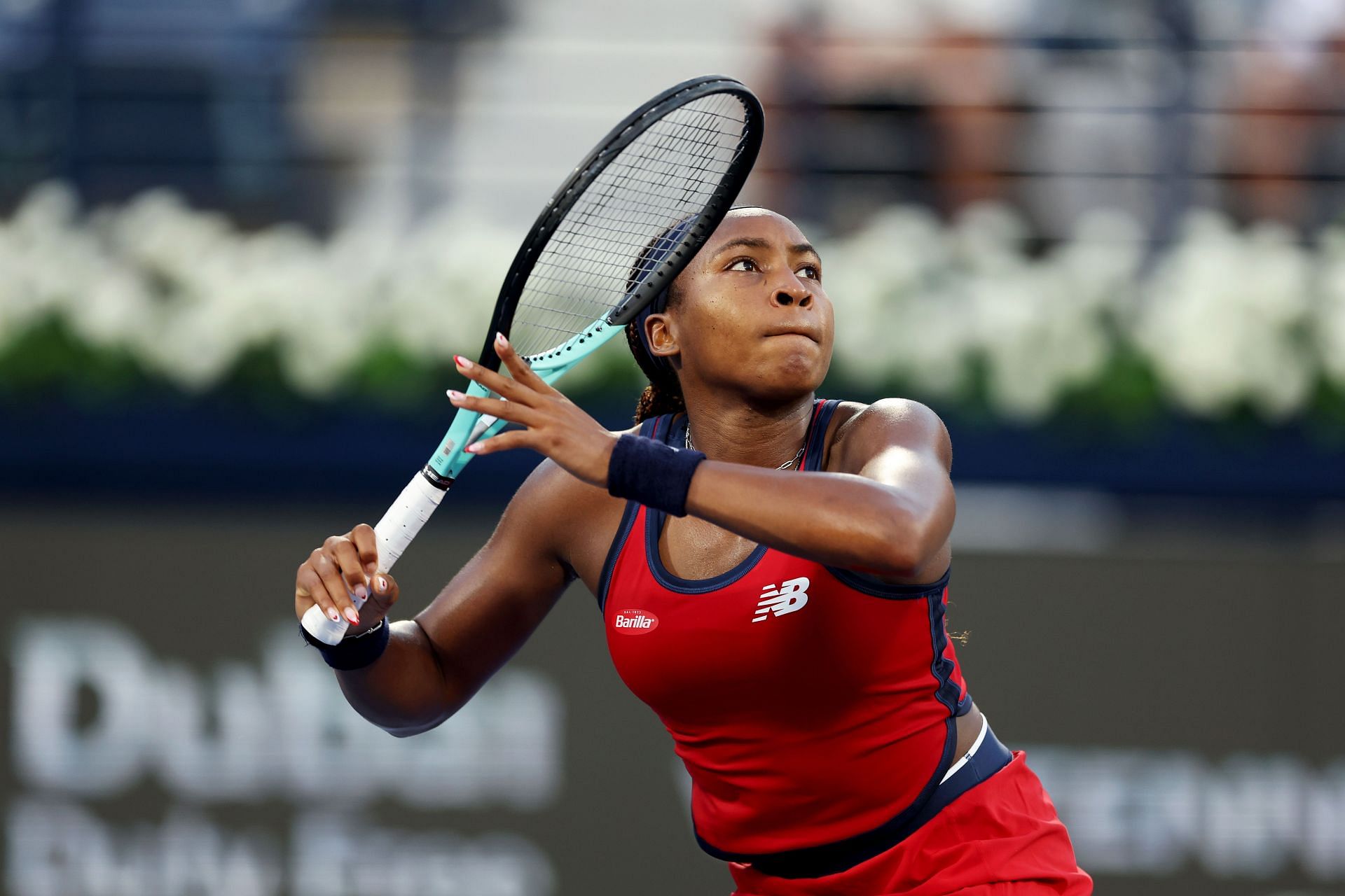 Coco Gauff at the 2024 Dubai Tennis Championships - Getty Images