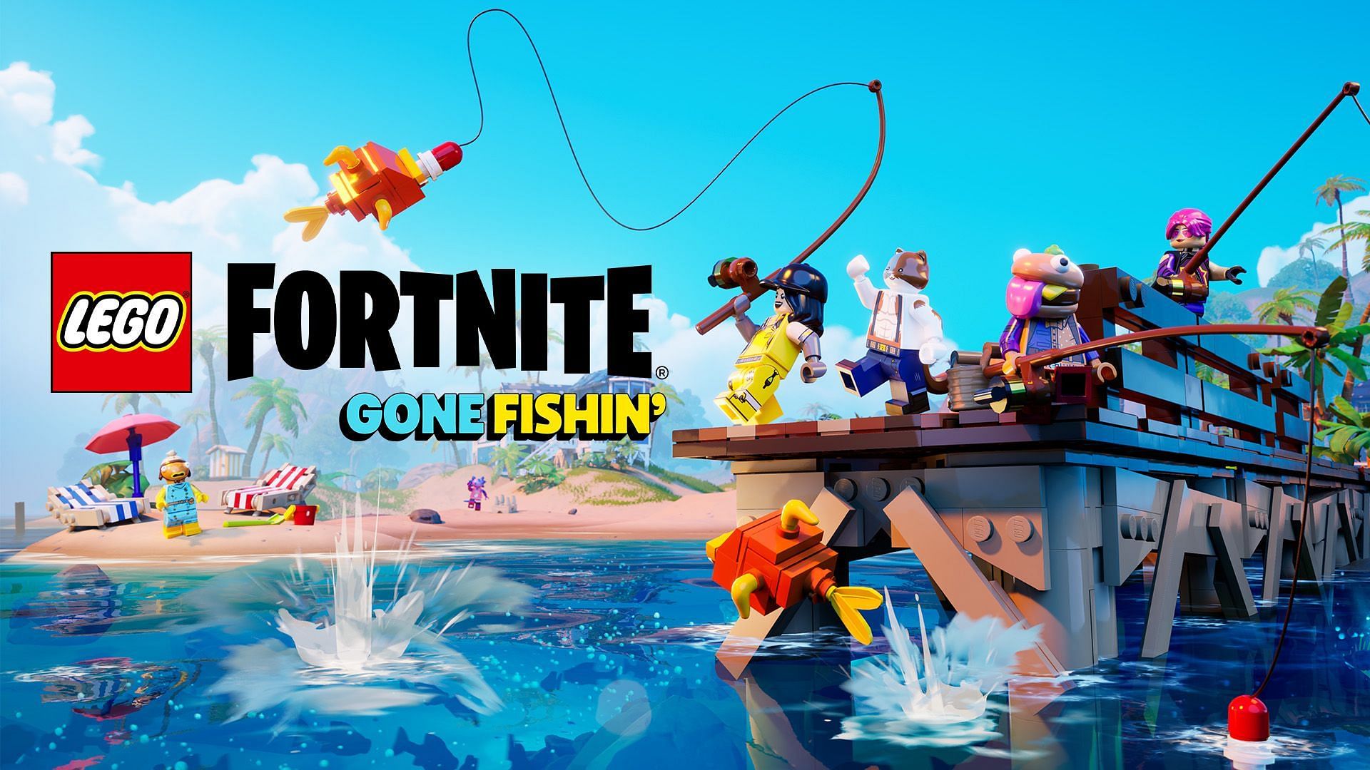 How to catch Fish in LEGO Fortnite (Image via Epic Games/LEGO Fortnite)
