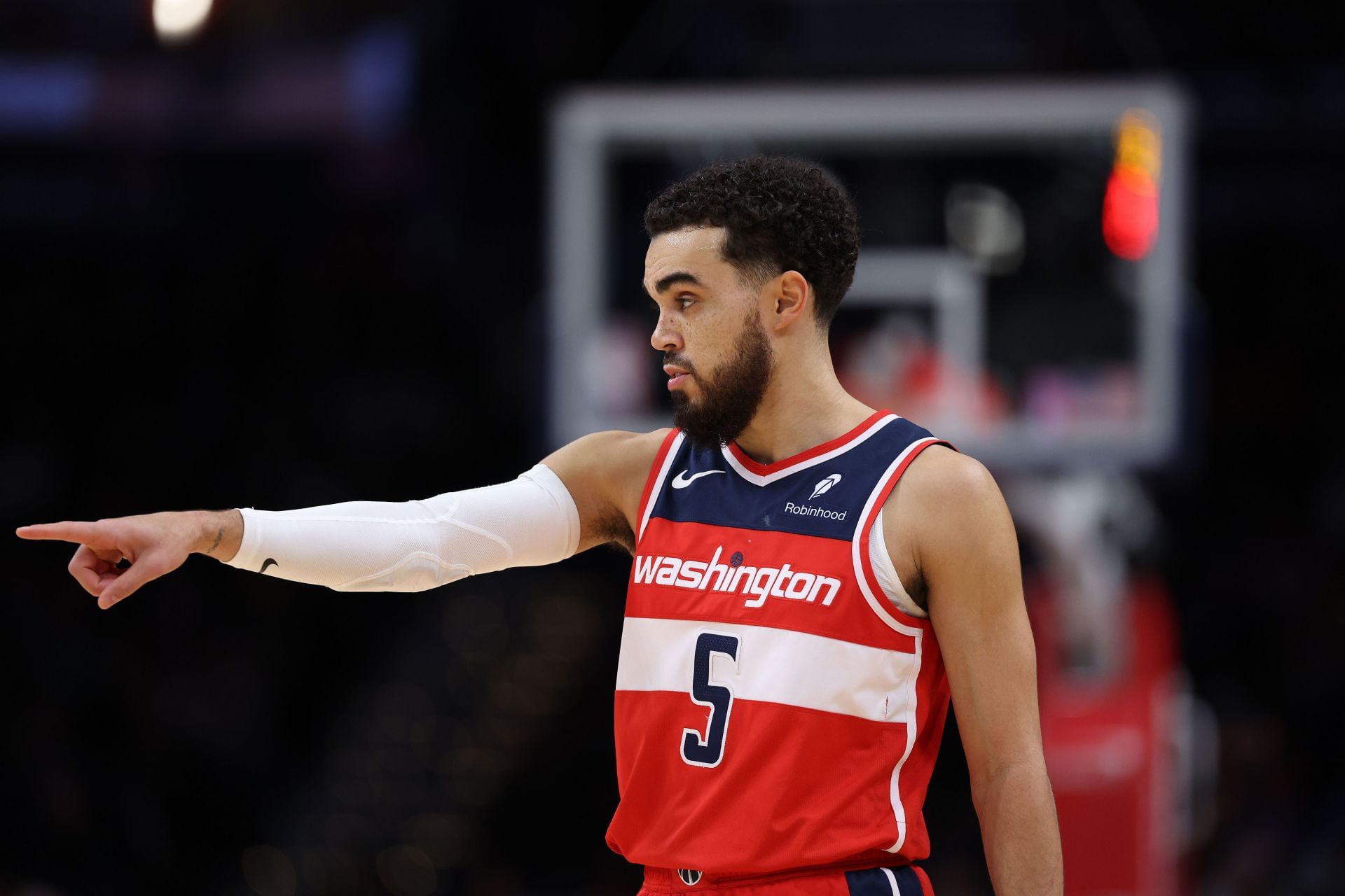 Washington Wizards guard Tyus Jones