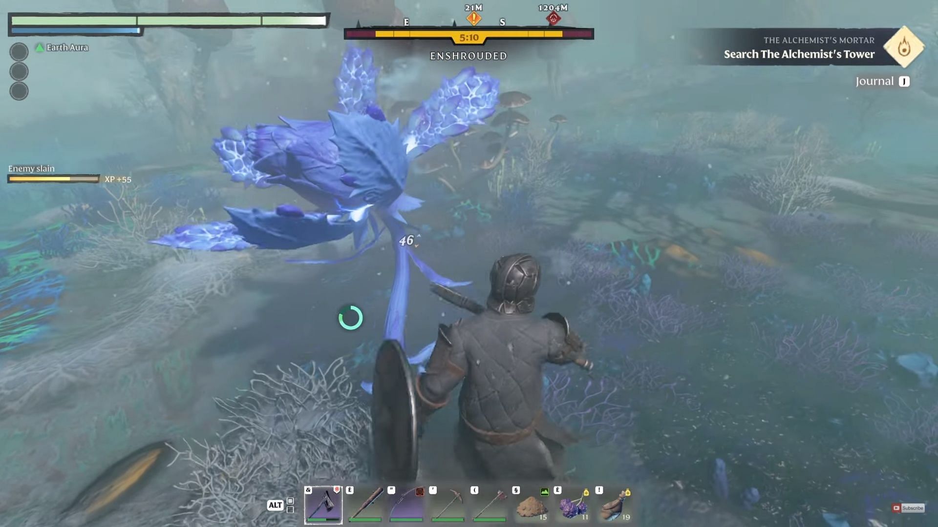 A guide on a hard to get resource in Enshrouded (Image via YouTube/KPShamino)