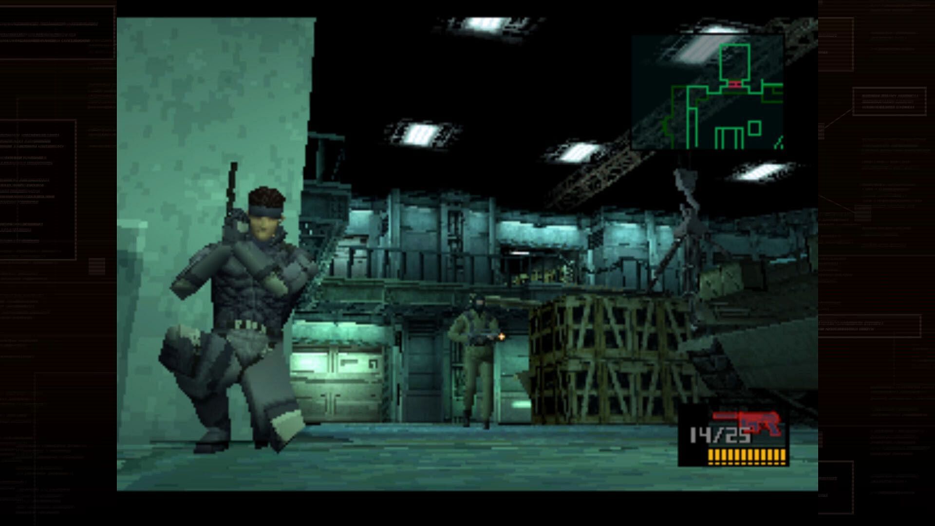 Metal Gear Solid is full of 4th wall breaking easter eggs (Image via Konami)