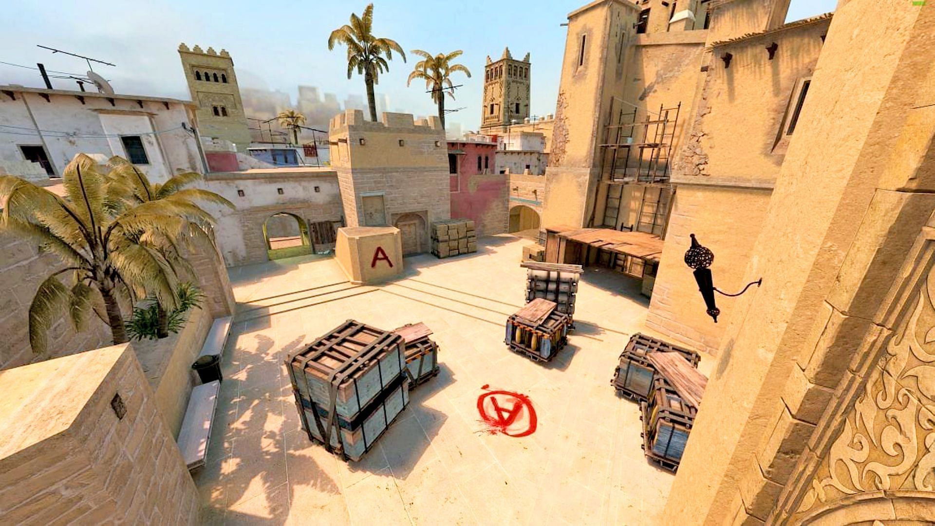 Best tips in CS2 for Mirage (Image via Valve)