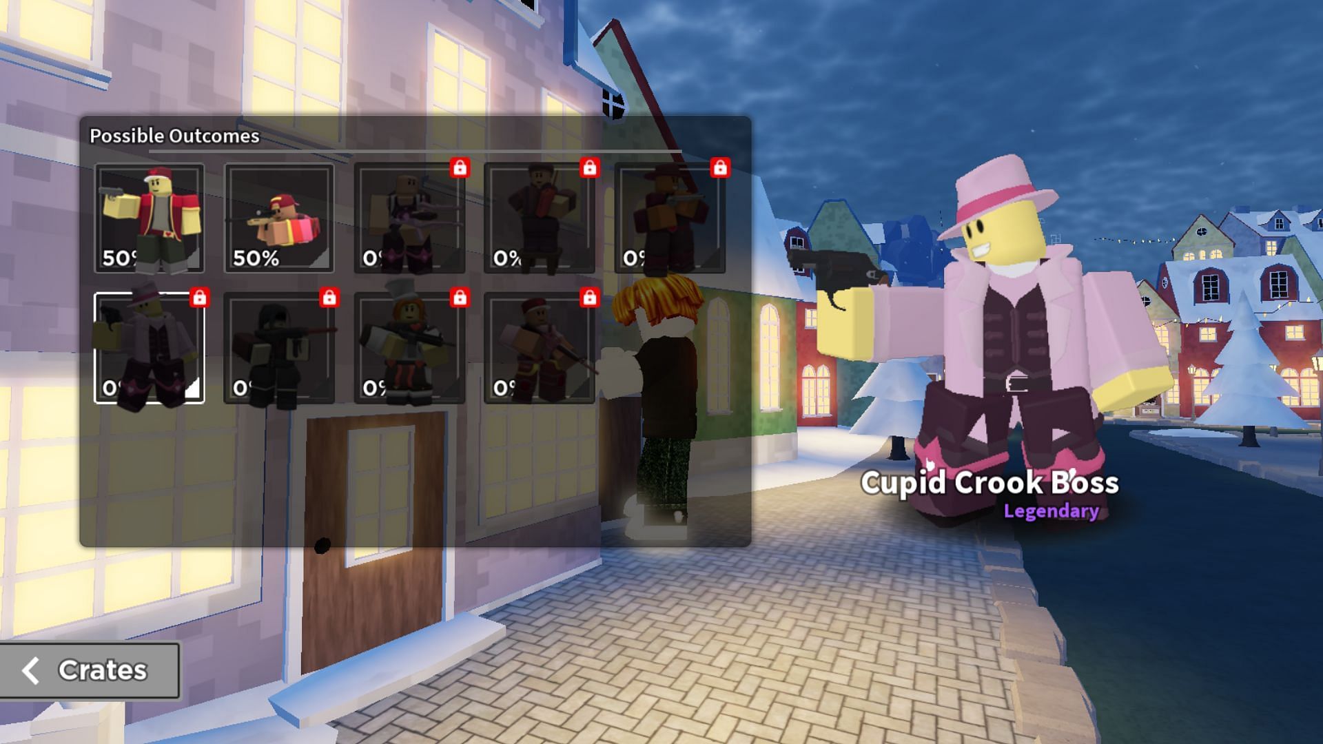 Cupid Crook Boss from Lovely Crate in Tower Defense Simulator (Roblox||Sportskeeda)