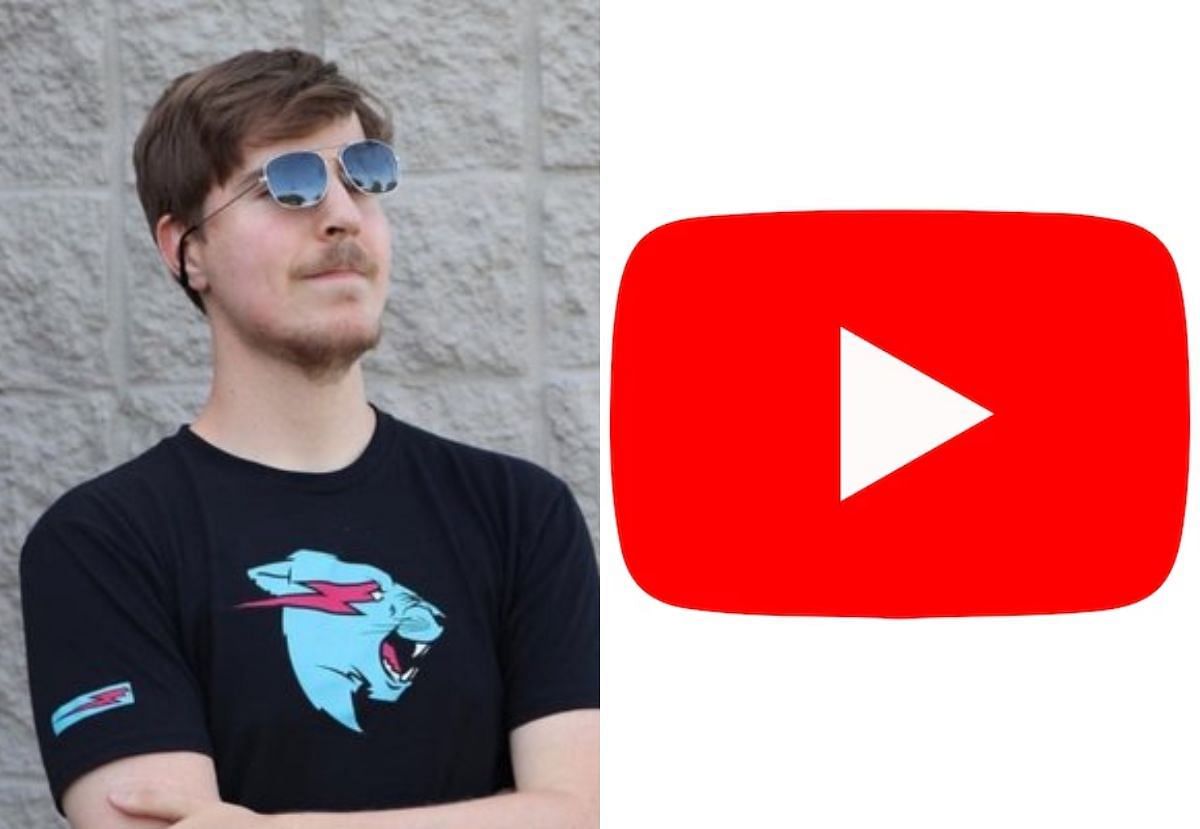 MrBeast shares insane YouTube stat on X (Image via X/MrBeast and YouTube)