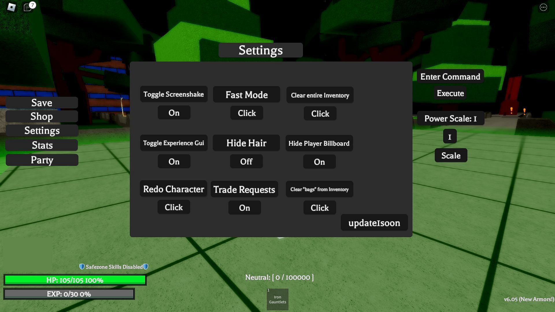 Troubleshooting codes for Project XL (Image via Roblox)