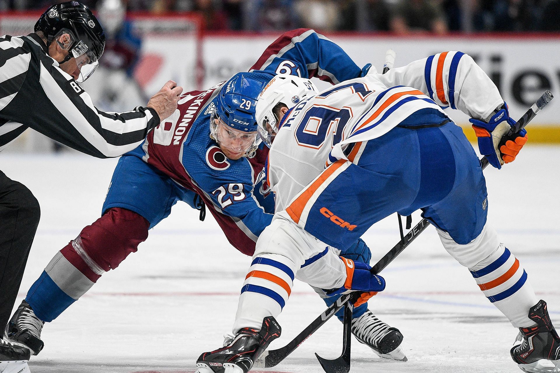 Nathan MacKinnon and Connor McDavid