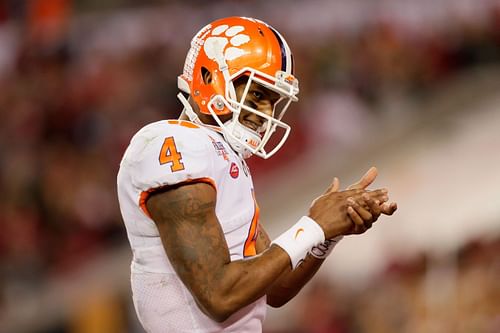 Deshaun Watson in college at Clemson.