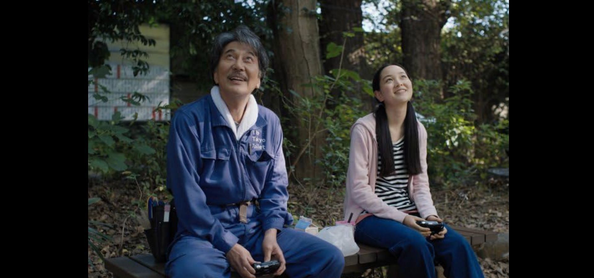 Koji Yakusho and Arisa Nakano in Perfect Days (Image via imdb)