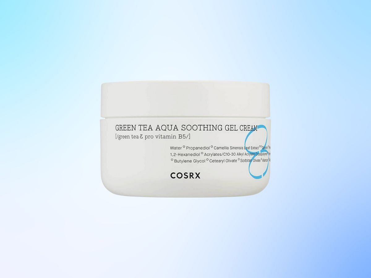 Panthenol product for skincare: Cosrx Hydrium Green Tea Aqua Soothing Gel Cream (Image via Amazon)