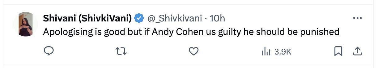 Cohen was called out by social media users for the sexual harassment claims made by Brandi Granville. (Image via @PopCrave/ X)