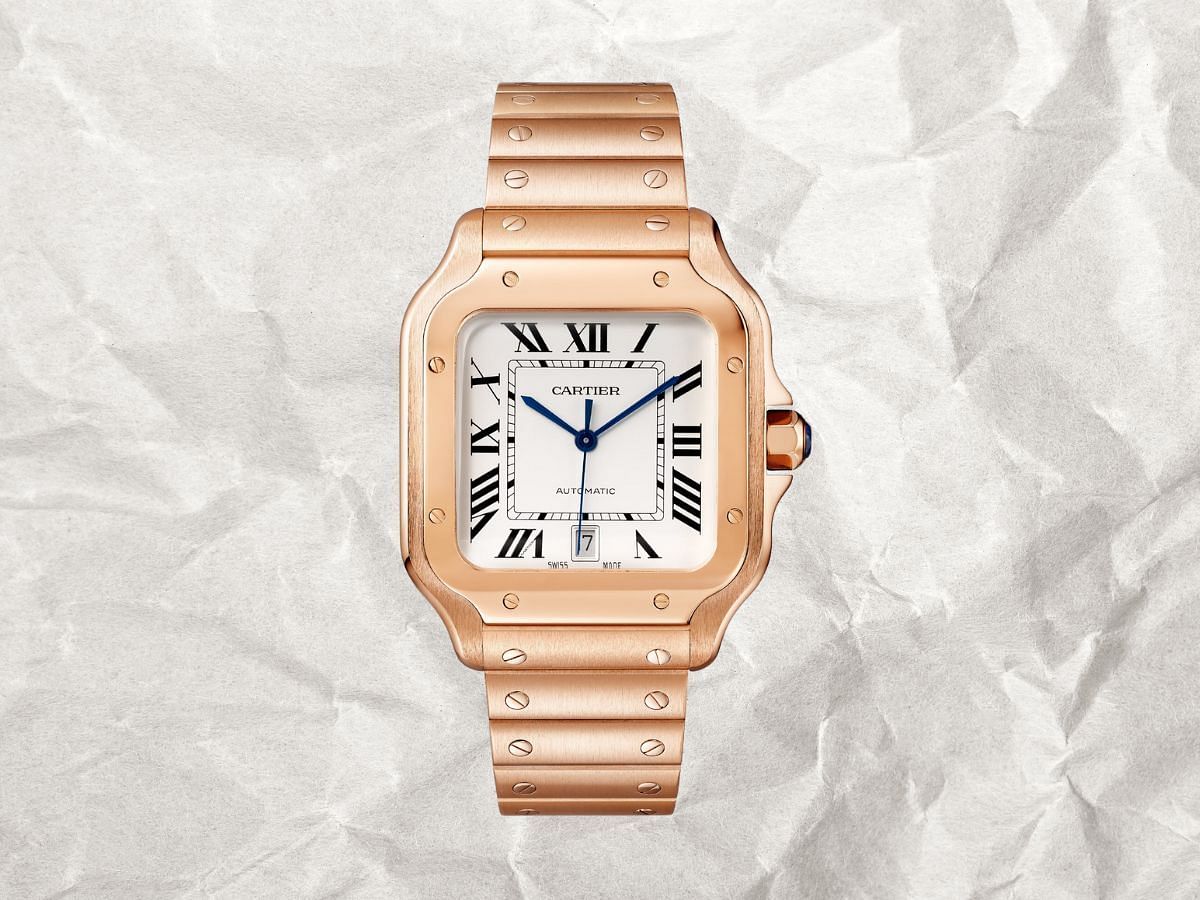 The Santos de Cartier watch (Image via Cartier)