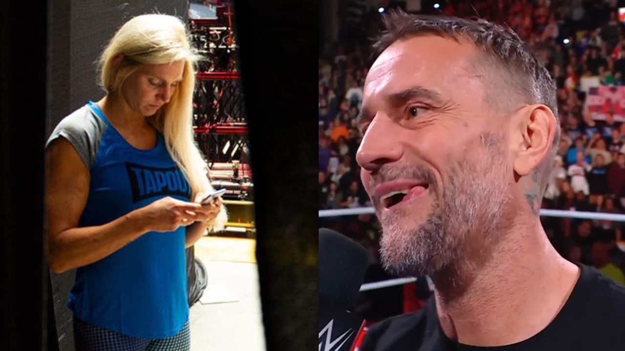 Charlotte Flair and CM Punk (via WWE