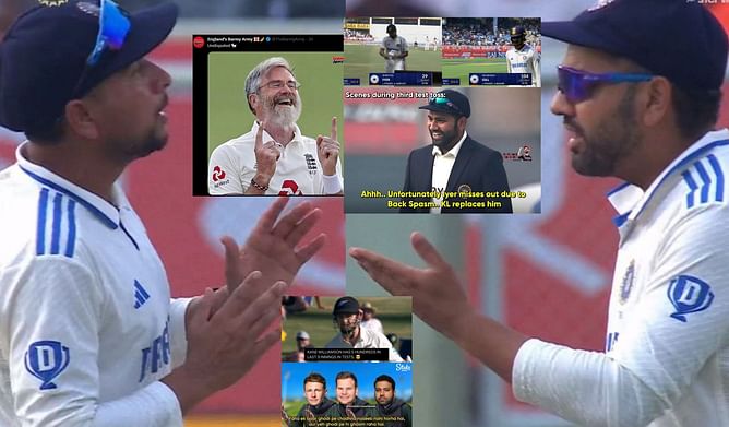 "Ahh.. unfortunately, Iyer misses out due to back spasm.. KL replaces him"- Top 10 funny memes from Day 3 of 2nd IND vs ENG Test in Vizag